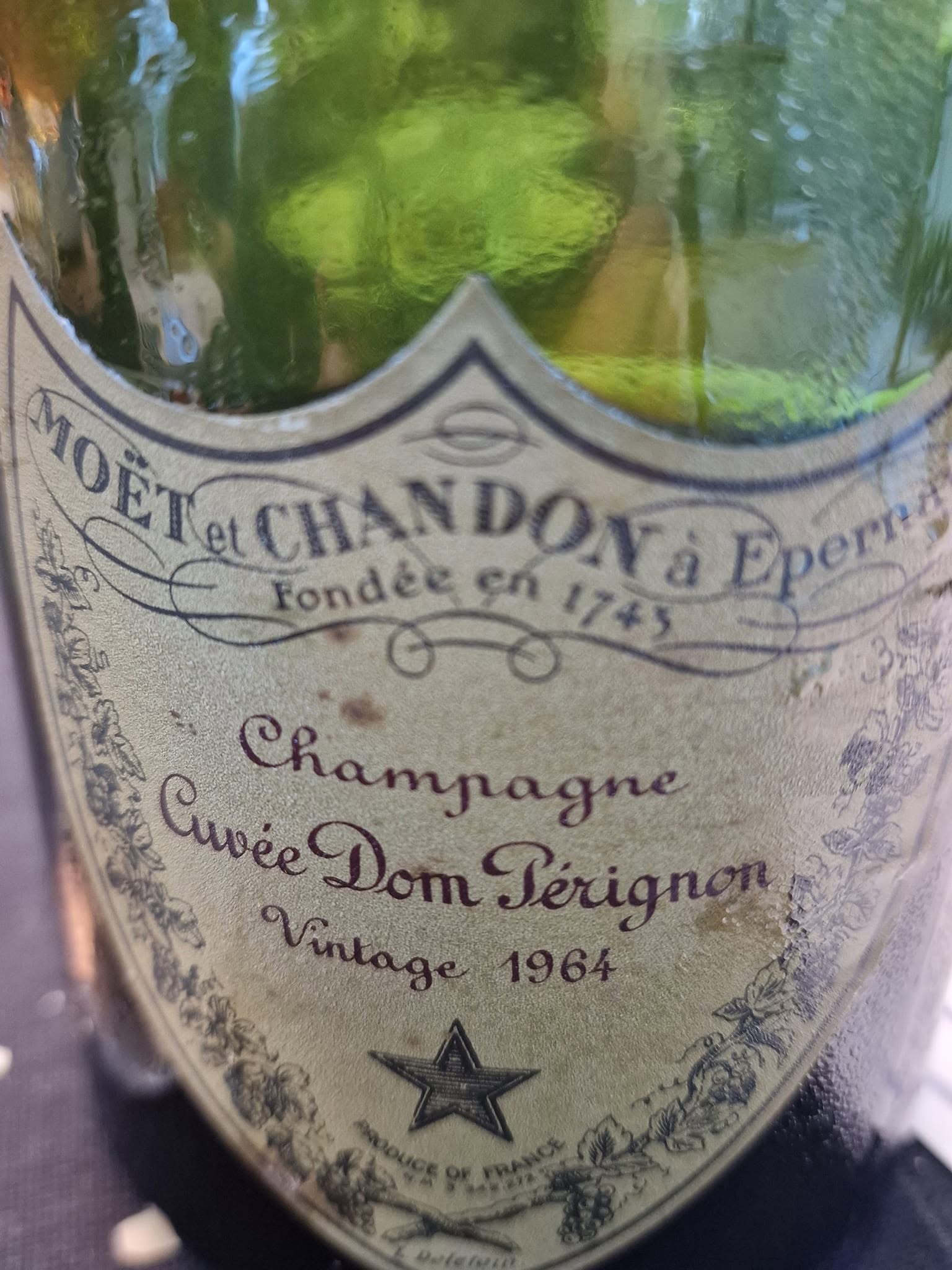 Photographie 2 du Dom Pérignon 1964