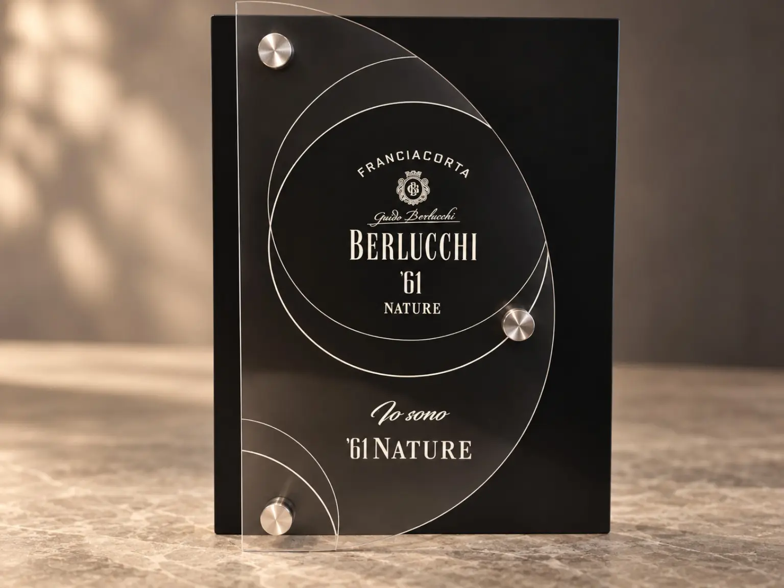 Berlucchi '61 Nature recognition plaque